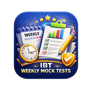 Weekly mock tests icon